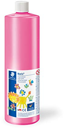 STAEDTLER 8811-21 - Noris Club Fingermalfarbe Mali, Wasserbasis, 750 ml, magenta