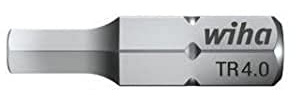 Wiha Bit Standard 25 mm Sechskant mit Bohrung 1/4 (25564) TR5,0 mm