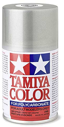 Tamiya 86036 PS-36 Translucent Silber Polyc. 100ml - Sprühfarbe für Plastik- und RC Modellbau, Modellbau und Bastelzubehör, Sprühfarben für den Modellbau