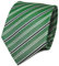 TigerTie Designer Seidenkrawatte in grün royal weiß gestreift