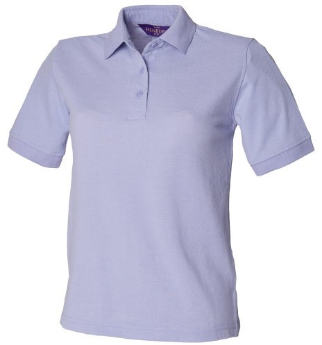 Henbury Womens/Ladies 65/35 Polo Shirt (XL) (Lavender)