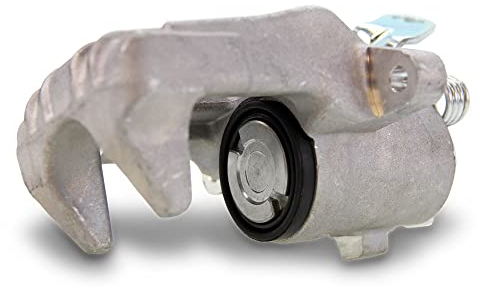 ATEC GERMANY 1x Pinza de freno trasera derecha sin soporte, compatible con AUDI A3, SEAT ALTEA, LEON, TOLEDO, SKODA OCTAVIA 2, YETI, VW BEETLE, EOS, GOLF PLUS V, Golf 5 6, JETTA, SCIROCCO,