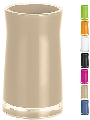 Spirella Zahnputzbecher Zahnbürstenhalter Sydney 6,5x12,5 cm Beige