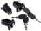 85/104 Kit Serrature Porte Cofano Cilindretto + 4 chiavi