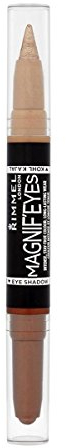Rimmel London Ombretto e Kajal 2 in 1 MagnifEyes, Ombretto Stick Cremoso + Kohl Kajal a Lunga Durata, 003 Queens of The Bronzed Age, 1,6 g