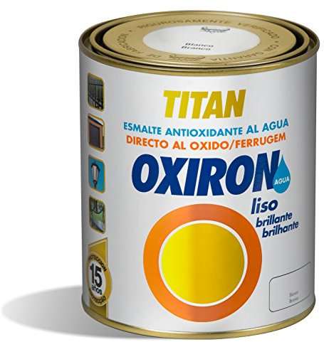 PINTURA OXIRON AGUA LISO BRILLO BLANCO 750 ML