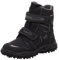 Superfit Mädchen und Jungen Winterstiefel Husky, Kinder Stiefeletten, Weite: M IV, Booties, halbstiefel, Kurzstiefel, SCHWARZ/GRAU (600), 26 EU