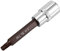 sourcing map 1/2 Drive x T40 Torx Bit Socket, S2 Steel Bits CR-V Sockets 4 Length Use with Ratchet Wrench, Slide Bar, Extension Rod