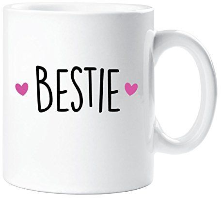 60 Second Makeover Limited Bestie Mug Best Friend Birthday Present Best Friend Friendship Gifts for Women Christmas Thank You Bestie Birthday Gifts Present Coffee Cup