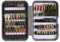Bassdash Fliegenfischen Fliegen Set Forellenbarschangeln mit Fliegenbox, 36/64/72/76/80 / 96Stk. Mit Trockenfliegen/Nassfliegen, Nymphen, Streamers, Popper