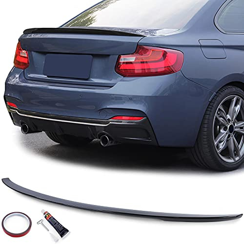 Heckspoiler Lippe Sport Ausführung Schwarz Glanz mit ABE für BMW 2er F22 F23