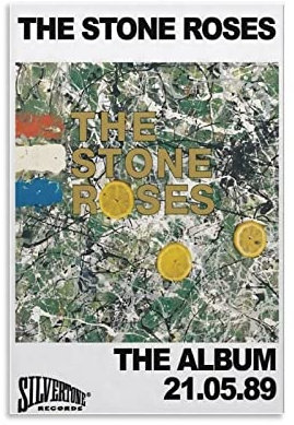 The Stone Roses British Rock Band Poster Wall Art Room Decor for Teen Girls Wall Painting for Living Room Bathroom Home Decor Kitchen Wall Art 08x12inch(20x30cm)