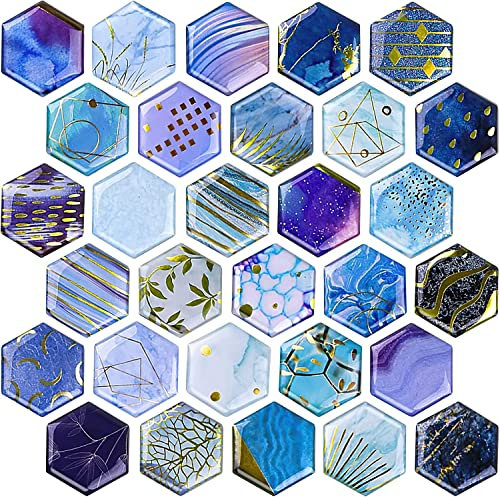 laywvco 30 Pack Fridge Magnets for Locker Refrigerator Cute Magnets Kitchen School Cabinets Classroom Whiteboard Office Cubicle Magnetic Board Funny Decorative Magnets Gifts for Kids Adults (Blue)