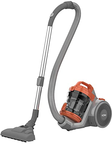 Solac - Aspirador de Trineo More Brave | Aspiradora sin Bolsa Potente 800 W | Multiciclónico | Depósito fácil Vaciado | 3L | Recogecables automático | Ruedas de Goma | Filtro HEPA | Silencioso