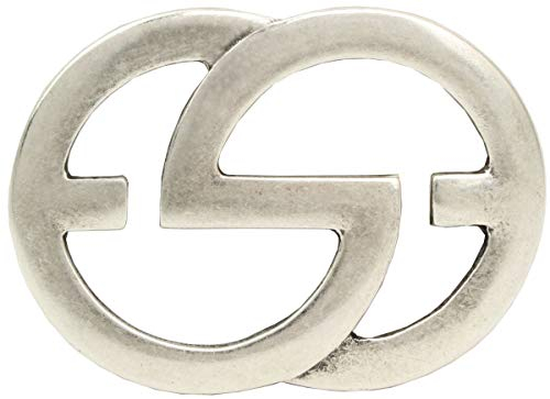 BELTINGER Gürtelschließe Emil 4,0 cm | Buckle Wechselschließe Gürtelschnalle 40mm Massiv | Druckknopf-Gürtel bis 4cm | Altsilber