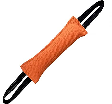 DONGKER Dog Tug Toy with Handle - Bite Pillow for Small & Medium Dogs