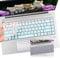 i-Tensodo 2 PCS Keyboard Cover for 14 inch HP Probook 440 445 G8 G9 G10, HP Probook 640 G7 G8, HP Probook 14 Laptop Protective Accessories-MGreen+Clear