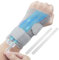CURECARE Handgelenkstütze mit 2 Wechselschienen, Handgelenkbandage zur Schmerzlinderung, Verstellbare Karpaltunnelsyndrom Schiene, Handgelenk Bandagen für Tendinitis, Arthritis (S/M, Links)