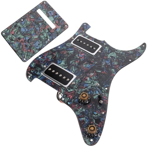 ibasenice Guitar Pickguard Mit Vorinstallierten -tonabnehmern Lagig Installieren Geeignet Für Elektrische Gitarren Schutz Gegen Kratzer