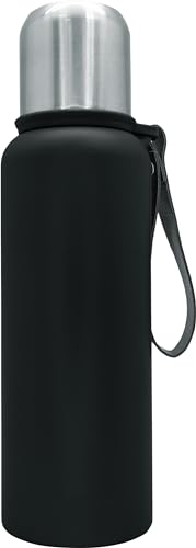 NERTHUS FIH 1260 Thermos doppia parete acciaio inox 750 ml colore nero