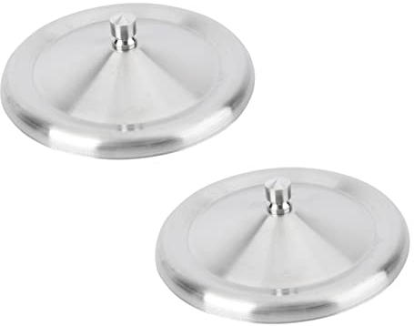 PRETYZOOM 2 Stk Edelstahldeckel Deckel Für Bierkrüge Trinkbecher Kaffeebecher Anzug Teebecher Mit Heiß Rostfreier Stahl Reisen Kaffeetasse Laternenmast