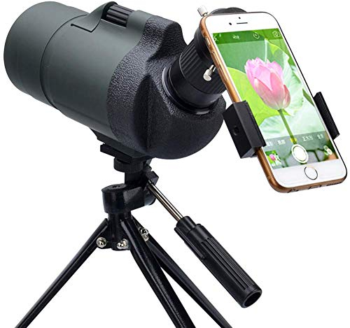 Tragbares Monokular-Teleskop, professionelle Astronomie, 25~75-facher Zoom, Monokulare, 780/70 mm, hohe Vergrößerung, HD-Vogelteleskop, wasserdichtes IPX7-Außenteleskop mit Handy-Adapter