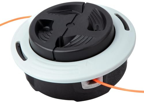 SUNMON 1 Stück Fadenkopf Motorsense für Stihl Autocut C26-2, Rasentrimmer Kopf Zweifaden-Mähkopf Gewindegröße von 0,39''x0,03'' für Rasenmäher Zubehör kompatibel mit den meisten FS90, FS94, FS100