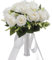 AKTOUR Fiori Stabilizzati Bouquet Bouquet da sposa per damigella d'onore Bouquet di fiori di rosa in bianco champagne per il lancio della sposa e bouquet di San Valentino Scatole Di Natale (A, One Si