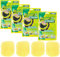 FOGARI Gel Universale per Pulizia Tastiera - 4 Pezzi Pulisci Tastiera, Pulizia Auto Riutilizzabile Gel per Pulire Tastiera Pc Slime Pulizia, per Automobili, Laptop, Fotocamere, 80g x 4, Giallo
