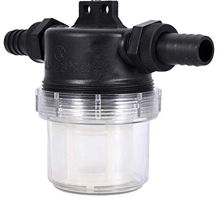 Pompa per Filtro 'acqua, Filtro 'acqua in con Filtro da 40 Mesh Filtro a Immersione Fredda da 6,3 Pollici per Tubi di Interfaccia per l'irrigazione del Giardino, Filtri per