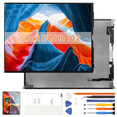 per iPad 7th 2019 / 8th 2020 / 9th 2021 10.2 LCD Display - per iPad 7th / 8th / 9th Gen LCD Schermo di Ricambio per iPad A2197 A2200 A2198 A2232 A2428 A2429 Display Sostituzione Kits (Non Touch)