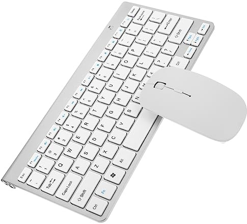 Veemoon 1satz Wireless Keyboard Und Mouse Quiet Ergonomic Tastatur Und Für Pc Laptop Reichweite Ohne Batterien Für Home-Office Und Gaming