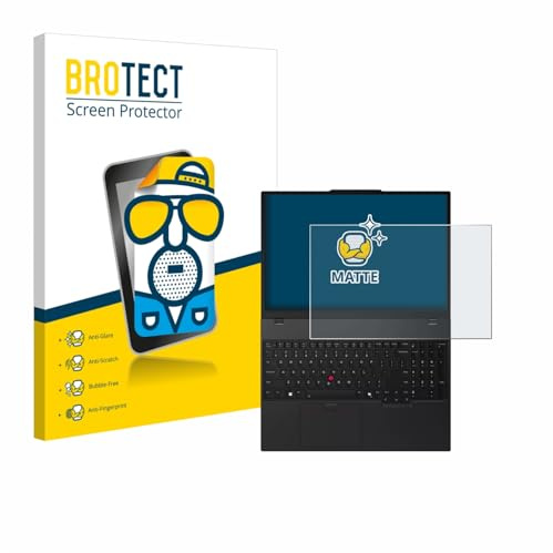 BROTECT Schutzfolie für Lenovo ThinkPad T16 Gen 4 | Entspiegelnder Displayschutz Made in Germany Matte Displayschutz-Folie Anti-Reflex Anti-Fingerprint Einfache Montage