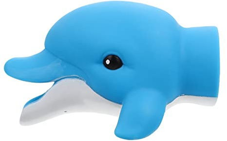WEKAMOS Kinder Wasserhahnverlängerung aus Vinyl Blau Sicher für Babys und Kinder Erleichtert Händewaschen Am Waschbecken Spielerisch und Leicht