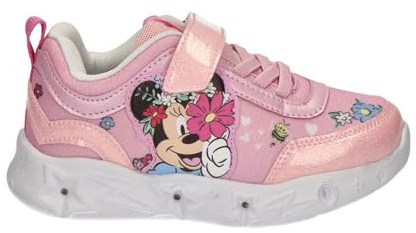 Minnie-Sportschuhe für Kinder, leichte Eva-Sohle mit Lichtern – Sportschuhe mit Lichtern für Kinder für Schule und Freizeit, Pink, 30 EU