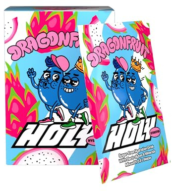 HOLY Hydration Probier-Box 'Dragonfruit' Elektrolyte ohne Zucker - Elektrolyte Sport Pulver Drachenfrucht, 10 Portionen - isotonisches Getränkepulver mit Mineralstoffen, vegan, 100% natürliche Aromen