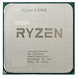 Processore CPU R 3 3200G R3 3200G 3,6 GHz Quad-Core Quad-Thread 65W L3=4M YD3200C5M4MFH Presa AM4