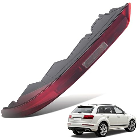 maXpeedingrods 80A945069 Linke Bumper Rückleuchte Rücklicht Hinten Links Halogen für Audi Q5 2018–2021 (Rot & Klar) | Halogen-Rücklicht links,Direktersatz,rot/klar,langlebiges ABS/PC,einfache Montage