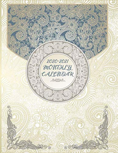 2020-2021 Mandala Monthly Calendar Planner