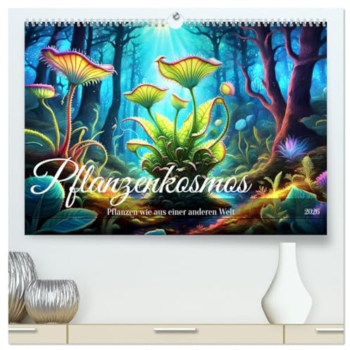 Pflanzenkosmos - Pflanzen wie aus einer anderen Welt (hochwertiger Premium Wandkalender 2026 DIN A2 quer), Kunstdruck in Hochglanz: Eine Reise durch ... des Pflanzenuniversums. (CALVENDO Natur)