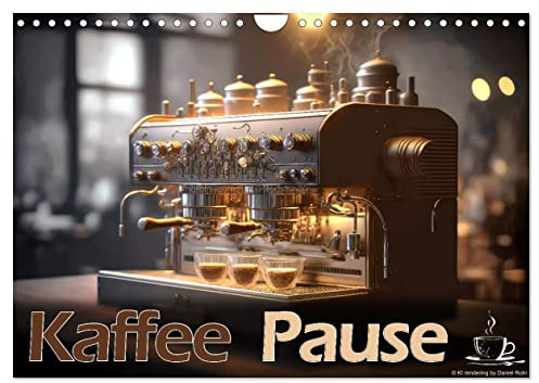 Kaffee Pause (Wandkalender 2026 DIN A4 quer), CALVENDO Monatskalender: Faszination Kaffeemaschinen Design für Liebhaber des Kaffeetrinkens. (CALVENDO Lifestyle)