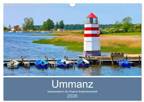 Ummanz - Naturparadies in der Rügener Boddenlandschaft (Wandkalender 2026 DIN A3 quer), CALVENDO Monatskalender: Rügeninsel Ummanz (CALVENDO Natur)