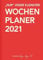 „Nur“ unser kleinster Wochenplaner 2021 (Spiralbindung, DIN A6): Von Ablenkungen befreiter Planer und Kalender, klein, rot und ringgebunden