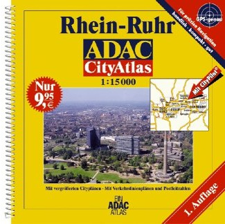ADAC Cityatlas Rhein-Ruhr: 1:15000; GPS-genau: Straßenregister mit Postleitzahlen, Citypläne und Verkehrslinienpläne. CityPilot. GPS-genau