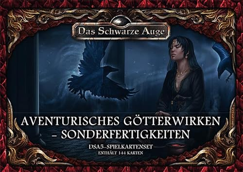 DSA5 Spielkartenset Götterwirken Sonderfertigkeiten (Das Schwarze Auge - Zubehör)
