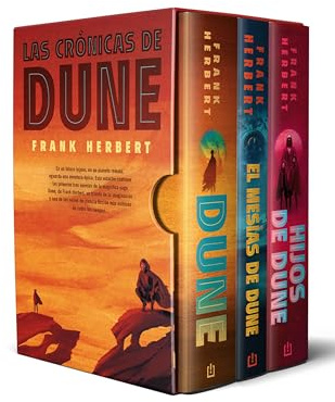 Trilogía Dune, edición de lujo (estuche con: Dune | El mesías de Dune | Hijos de Dune): Dune / El Mesías de Dune / Hijos de Dune/ Dune / Dune Messiah / Children of Dune (Best Seller | Ficción)