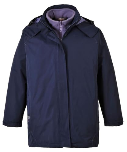 Portwest Elgin 3-in-1 Women's Jacket, Size: S, Colour: Navy, S571NARS