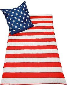 USA Mikrofaser-Bettwäsche Nightflag, 135x200cm