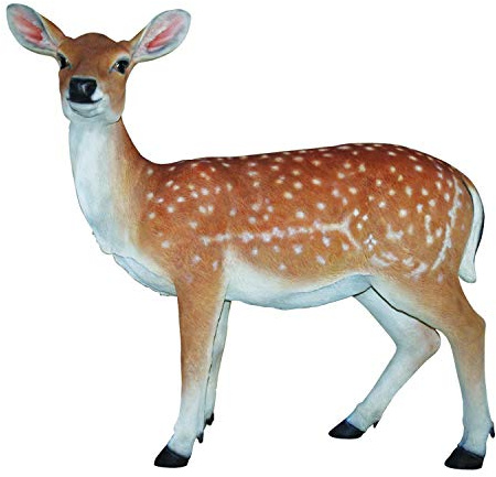 Fallow Deer Real Life Resin Ornament Large by Vivid Arts