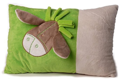 Inware 7796 - Schmusekissen Esel Pauli, 40 x 25 cm, Kuschelkissen by Inware